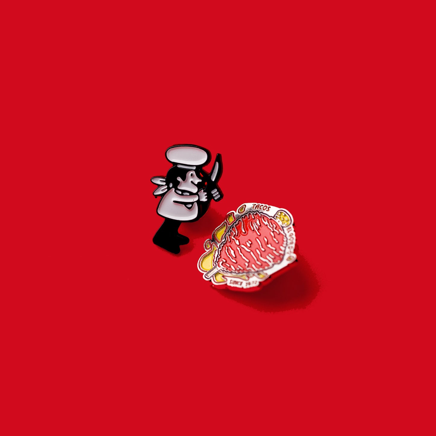 Pair of pins - Tacos El Gordo